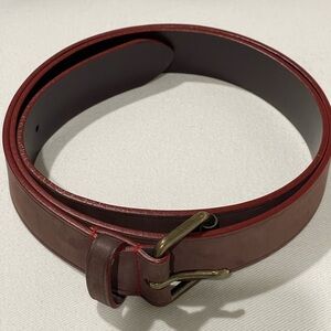 Brooks Brothers men’s brown leather belt size 42 in excellent condition